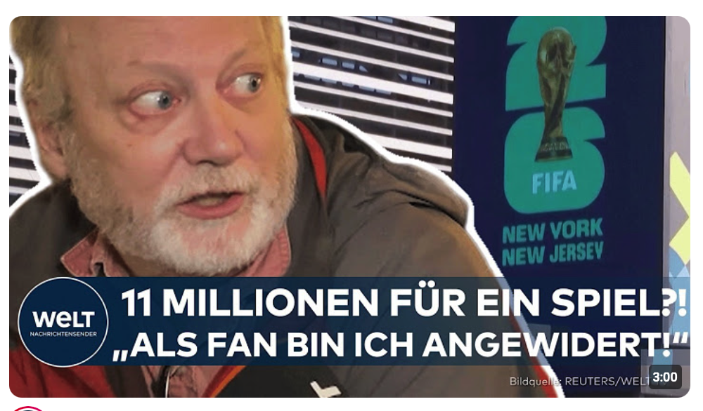FUSSBALL-WM 2026: Millionenpreise für Tickets? „Ich bin angewidert!“ Fans rechnen mit FIFA ab!