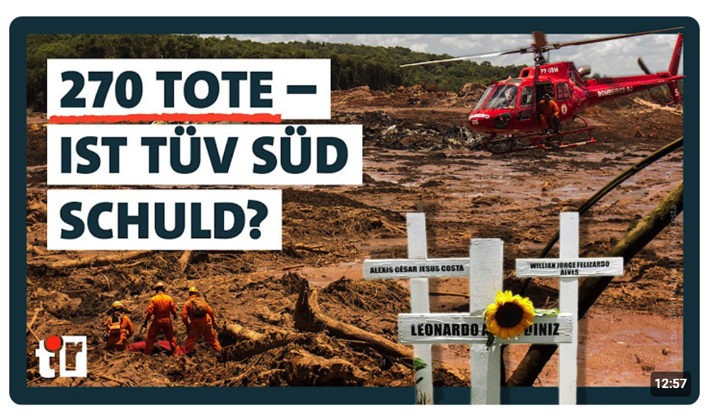 270 Tote in Brasilien. Welche Schuld trifft TÜV SÜD? | Doku