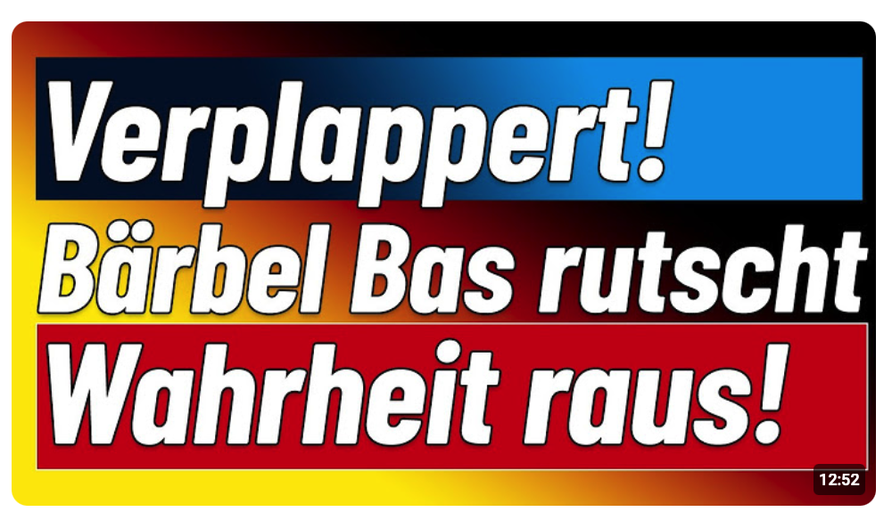 Aha! Bas verplappert sich und gibt es endlich zu! & Kanzlerberater tot :-)