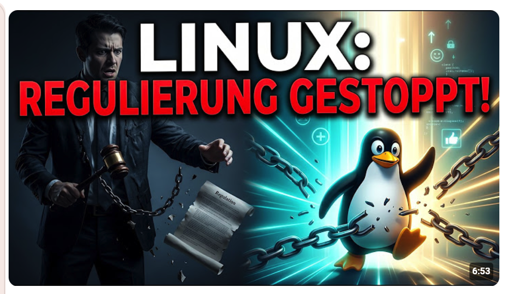 Sie wollten Linux regulieren… dann änderten sie plötzlich das Gesetz