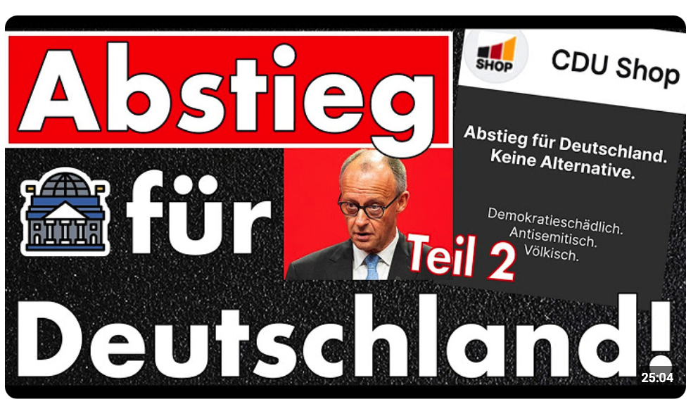 Abstieg für Deutschland: CDU gibt schlechten Verlierer – Der Schmutzkampagne 2. Teil!