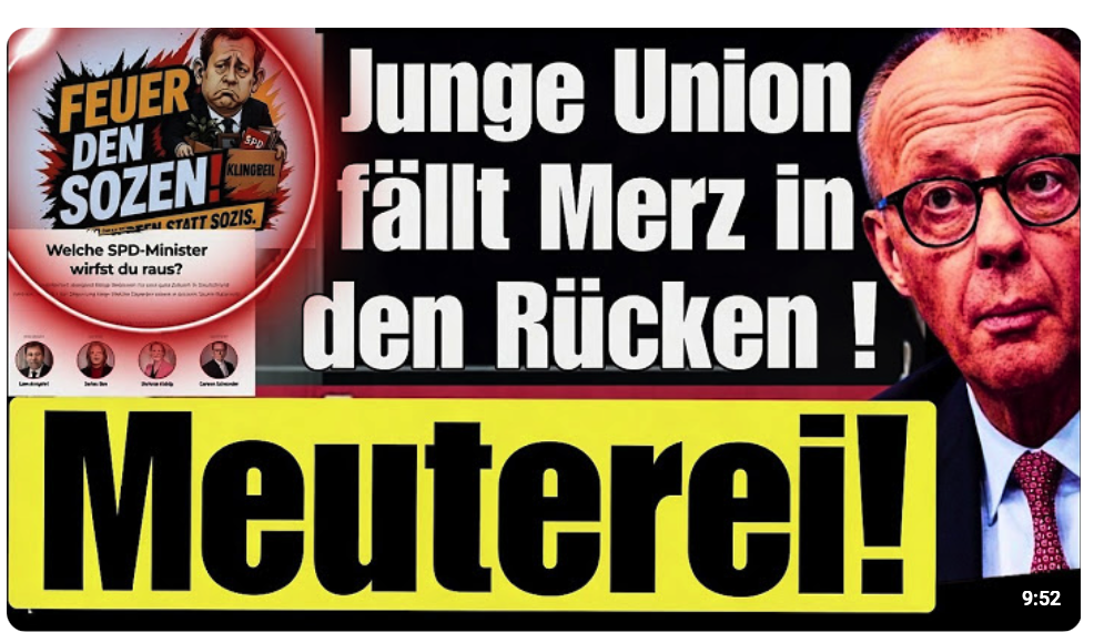 „Flexible Mehrheiten die Lösung“ – CDU-Jugend hat Schnauze voll von SPD und fällt Merz in den Rücken