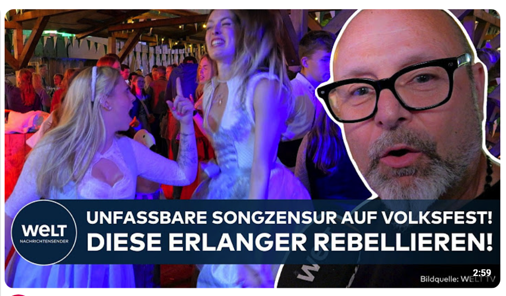 ERLANGEN: Unfassbar! Songverbote sorgen für Kopfschütteln! Partywütige rebellieren gegen Zensur