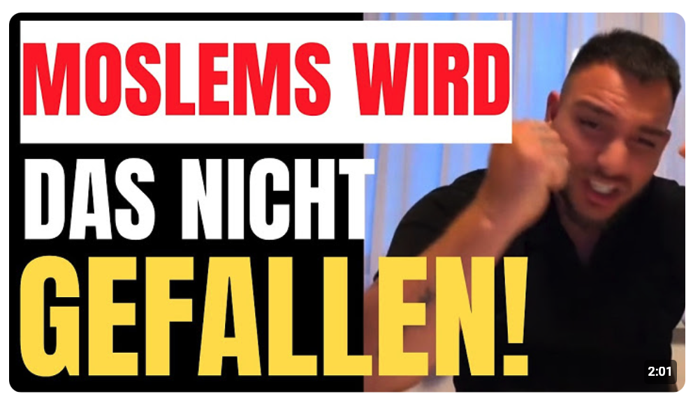 MOSLEMS sollten dieses VIDEO besser nicht ANSCHAUEN!