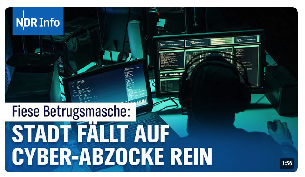 Betrug in Kiel: Stadt verliert 68.000€ durch Cybercrime | NDR Info