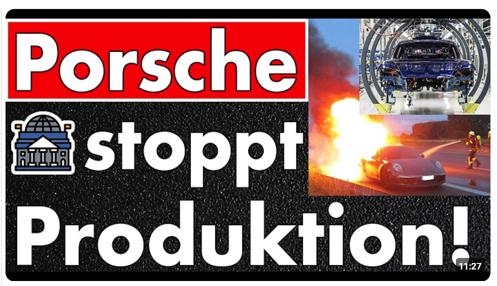 Go Woke, Go Broke: Wie Porsche sich selbst zerstört – Produktionsstopp in Zuffenhausen