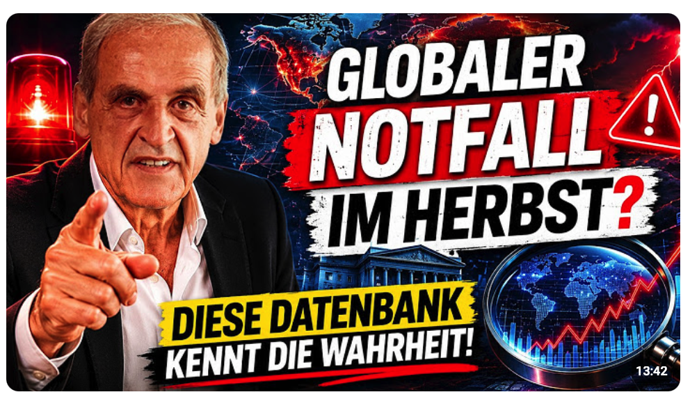 Globaler Notfall im Herbst? – Diese Datenbank kennt die Wahrheit!