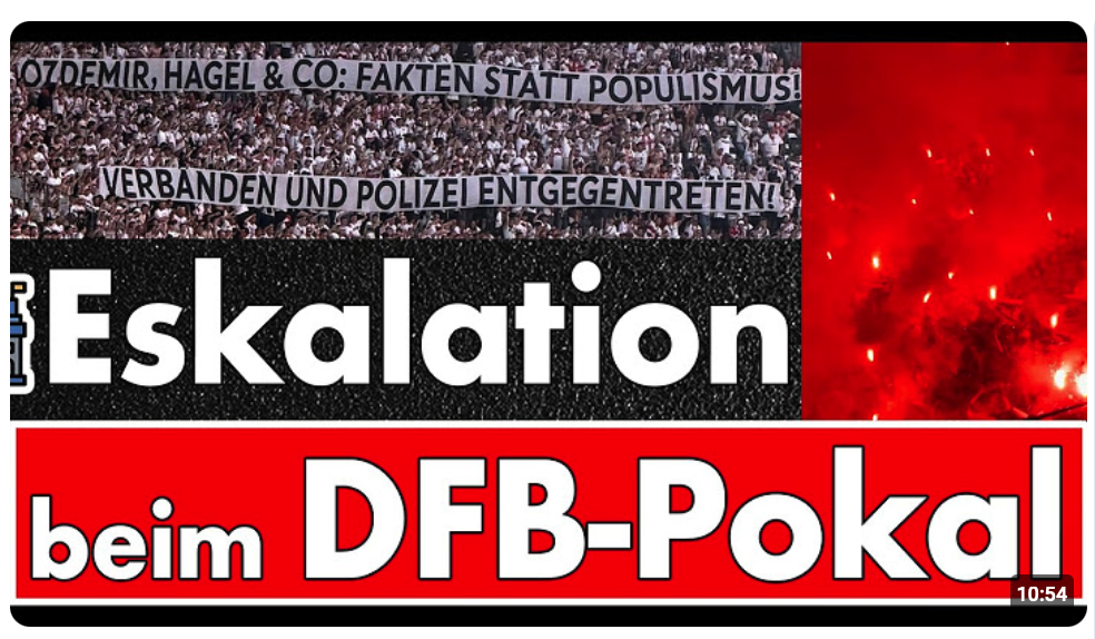 Kläger, Richter, Henker – DFB-Pokalfinale in Berlin wird zum Politikum! Proteste gegen Politiker!