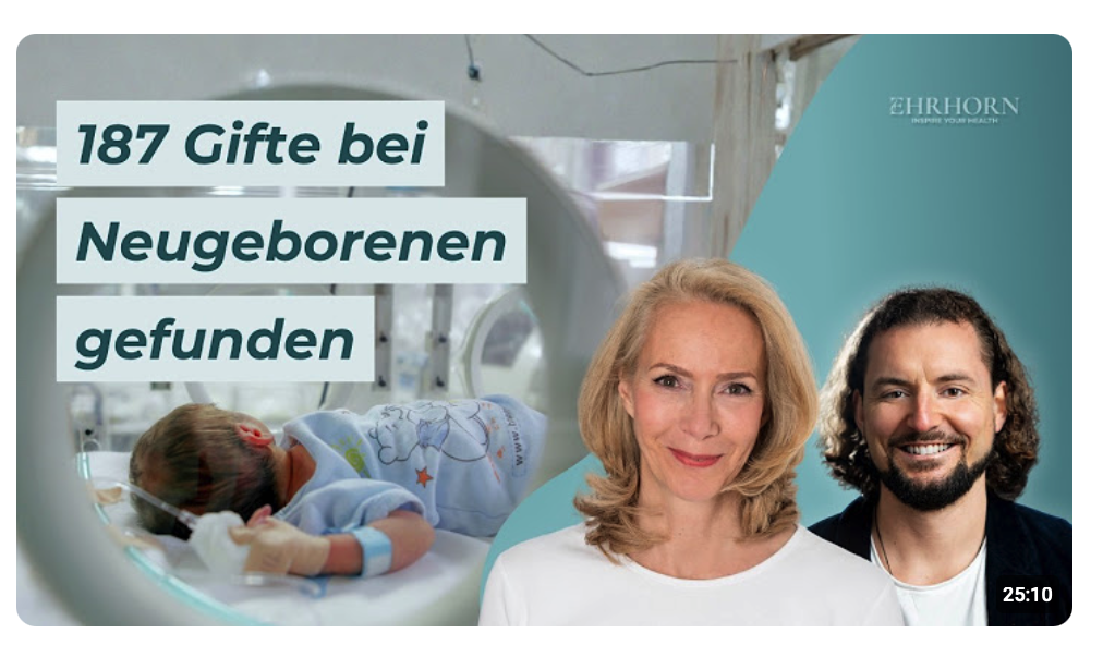 187 von 450 Schadstoffen im Nabelschnurblut – wie belastet kommen unsere Kinder heute zur Welt?