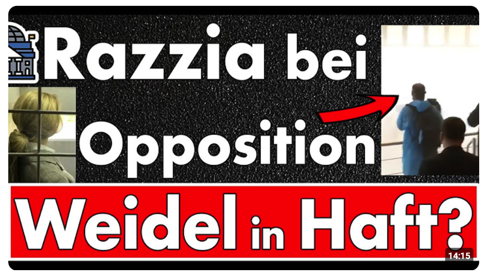 Gericht setzt Oppositionschef ab – Eskalation! – Weidel in Zelle im Adenauer-Bus ist Bildung?