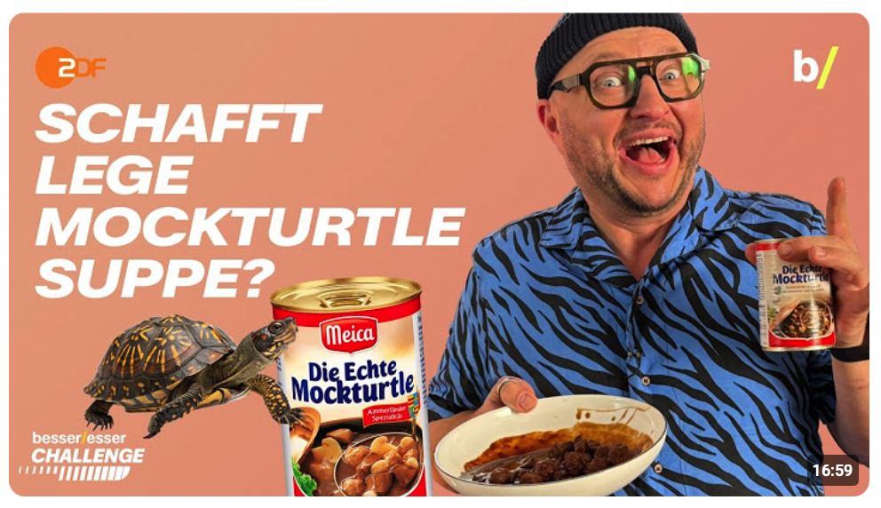 Schildkröten Schwindel: Sebastian löffelt die Suppe seiner Kindheit neu aus