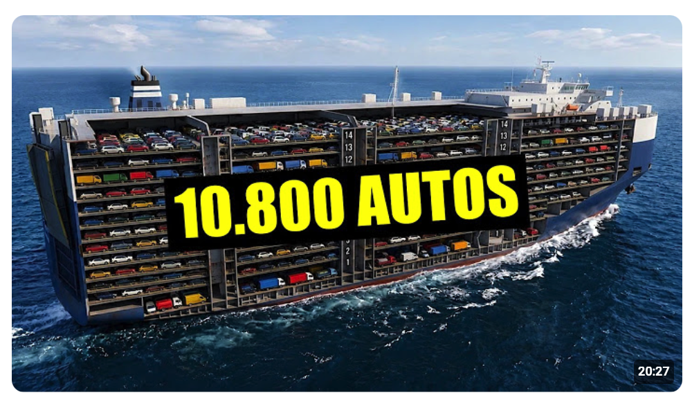 Wie Ein Einziges Schiff 10.800 Autos Transportiert