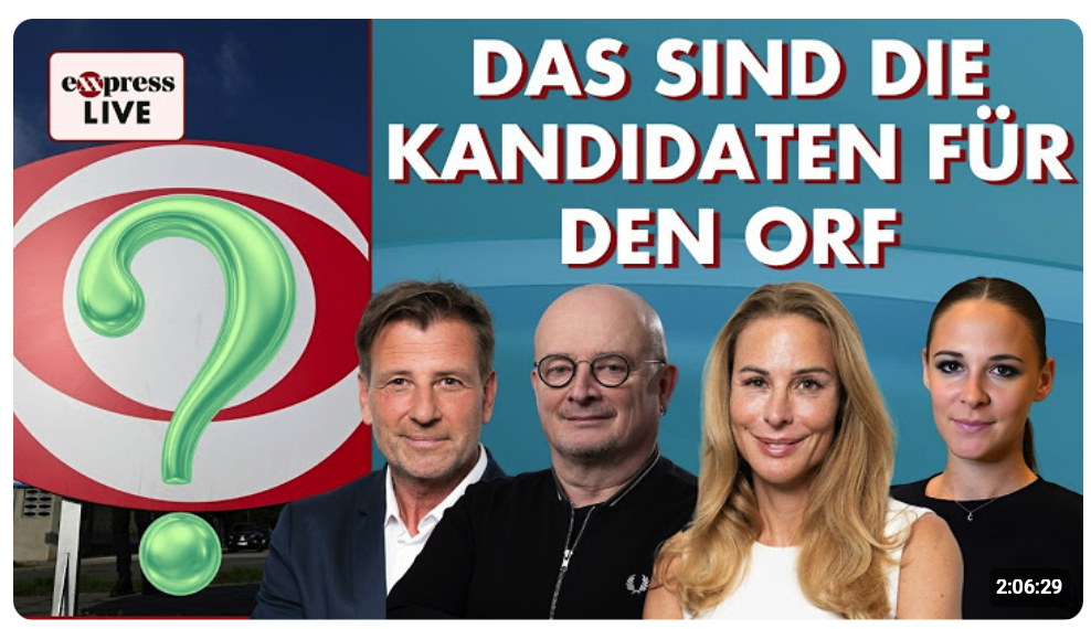Wie gelingt die Entpolitisierung des Öffentlich-Rechtlichen? | exxpress live, am 26. Mai 2026