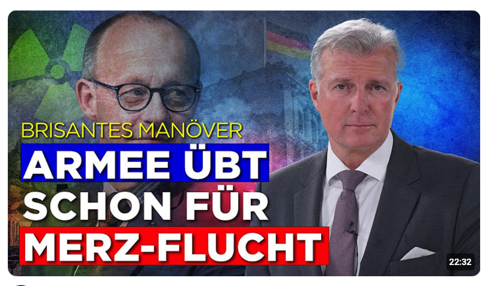 Brisantes Manöver: Armee übt schon für Merz-Flucht