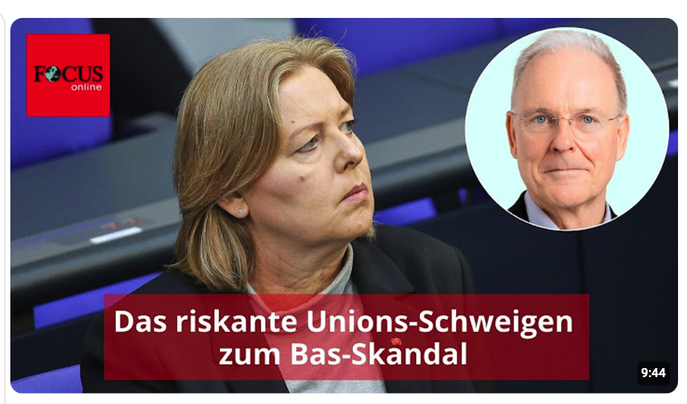„Einheitsgrau”: Das Schweigen der Union zu Bas ist riskant