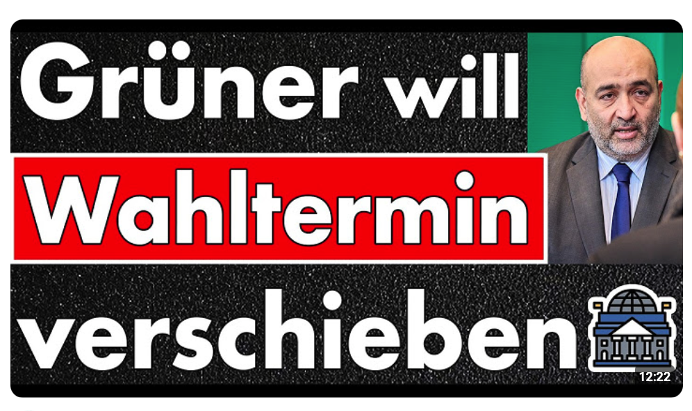 Wähler unbequem? Dann verschieben wir einfach den Wahltermin! Grüne am Limit!