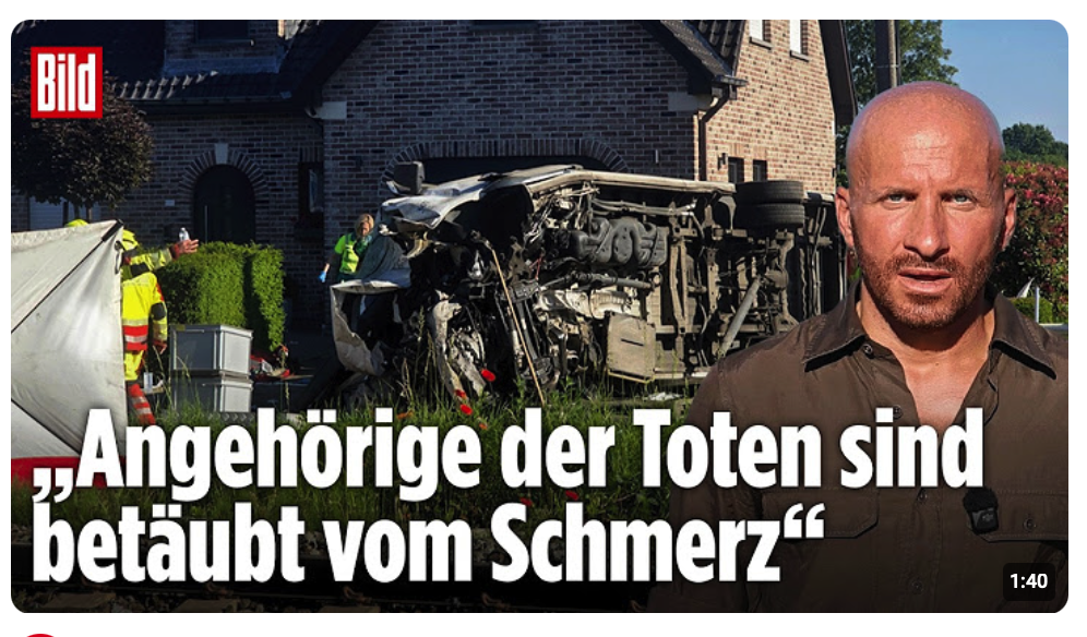 ZUGUNGLÜCK IN BELGIEN: Zug schleudert Schulbus wie Spielzeug durch die Luft