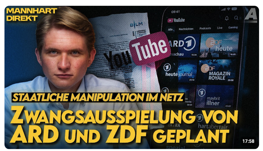 So will der Staat Ihren Feed steuern: YouTube Algorithmus unter Beschuss
