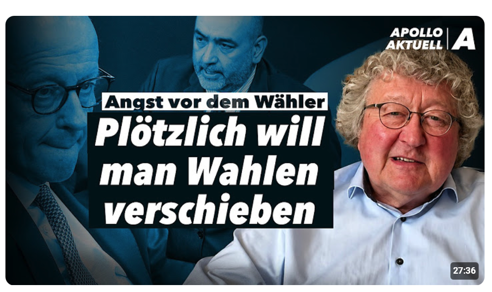 Bürger zu unbequem: Jetzt wollen sie Wahlen verschieben – Werner J. Patzelt im Interview