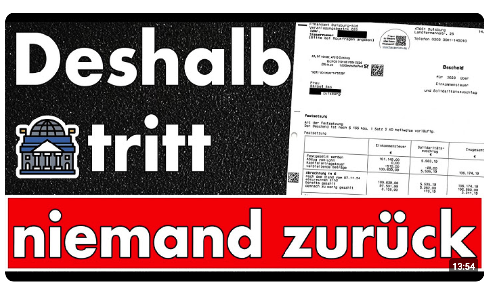 Sie greifen mit vollen Händen in die Staatskasse und haben kaum Kapitalerträge? Nehmt ihnen das Geld