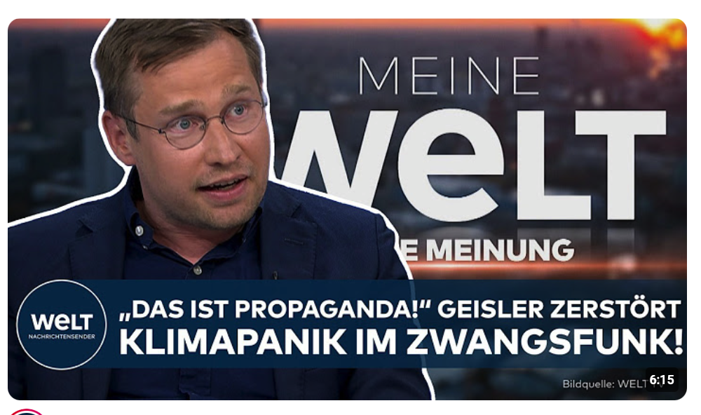 ARD: „Angebliche Hitzewelle!“ Geisler zerstört manipulative Klimapanik im Zwangsfunk! | Meinung