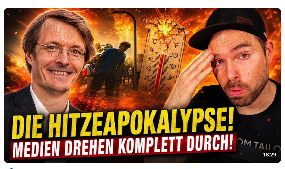 Die Hitzeapokalypse! Medien drehen komplett durch!