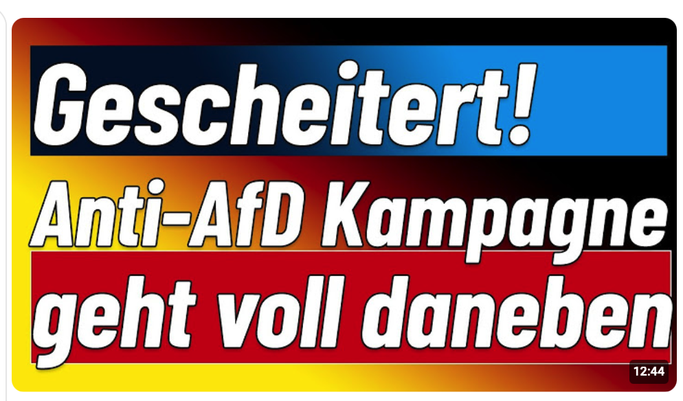 BILD Kampagne vs. Alternative scheitert u Verbotsverfahren Diskussion interessiert keinen mehr!