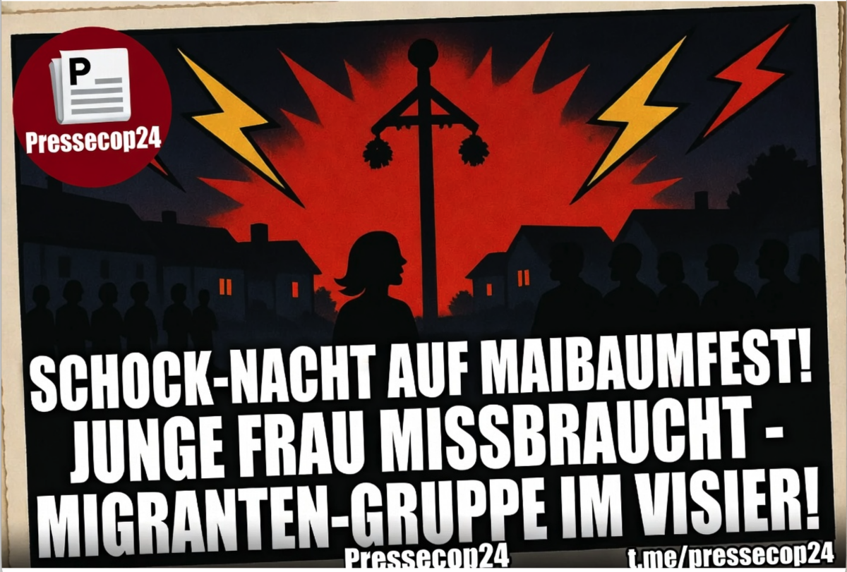 SCHOCK-NACHT AUF MAIBAUMFEST! JUNGE FRAU NACH DORFPARTY MISSBRAUCHT – MIGRANTEN-GRUPPE IM VISIER DER ERMITTLER!