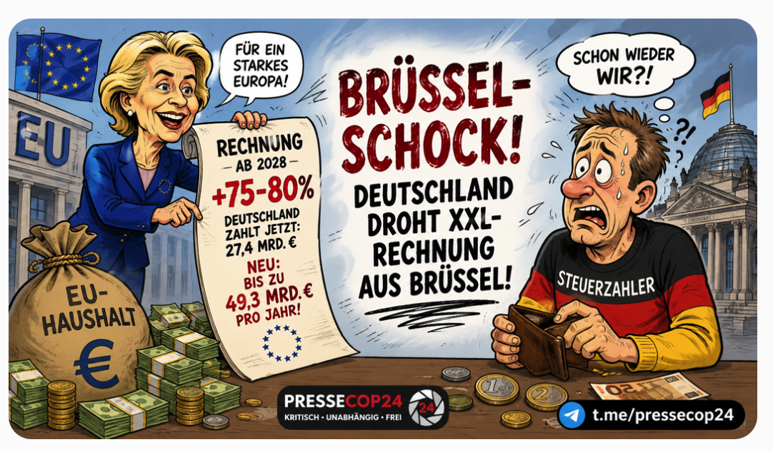 BRÜSSEL-SCHOCK FÜR DEUTSCHLAND! VON DER LEYENS XXL-EU-PLAN DROHT STEUERZAHLER ZU ÜBERROLLEN!