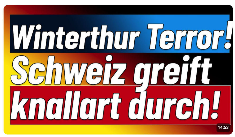 Schweizer haben genug! Passentzug! Terroranklage! Rauswurf!