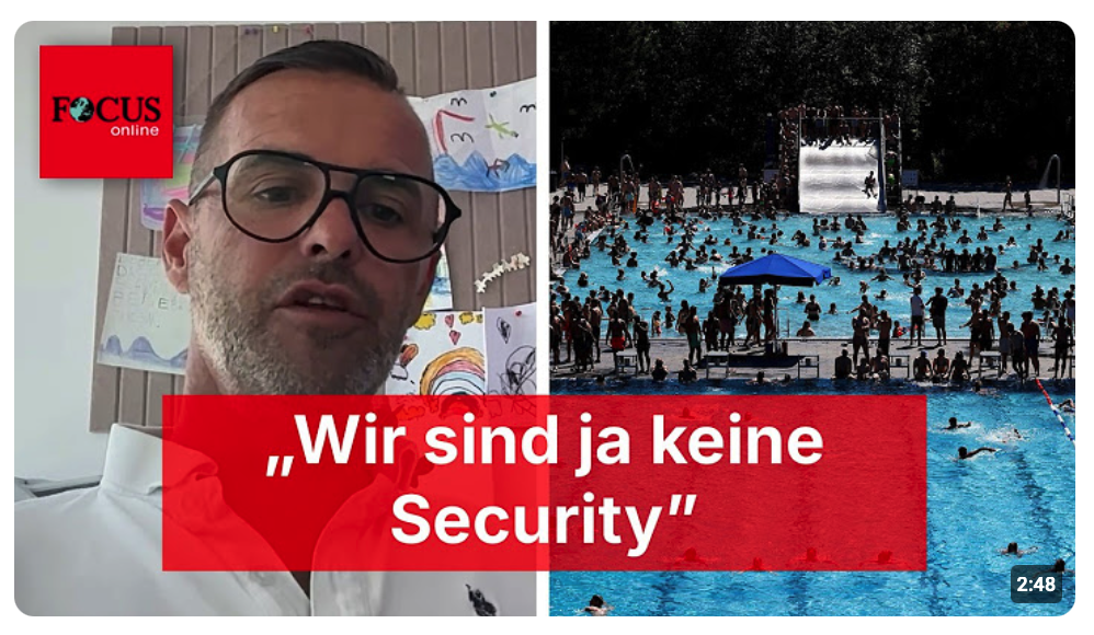 Bademeister Ralf entsetzt über aggressive Badegäste