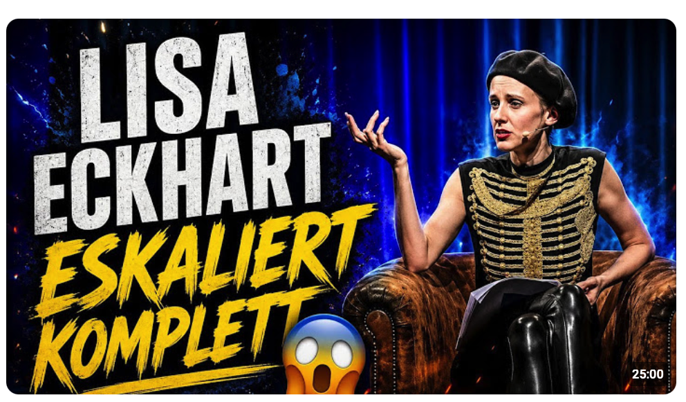 „Lisa Eckhart eskaliert komplett 