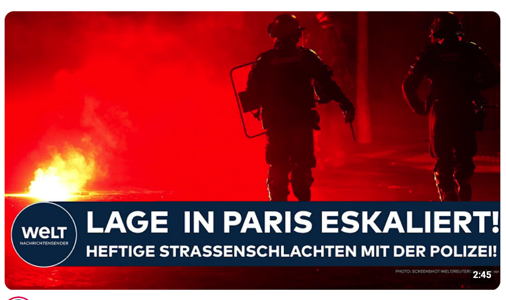 PARIS: Nach Champions-League-Sieg! Lage eskaliert! Straßenschlachten mit der Polizei! Festnahmen!