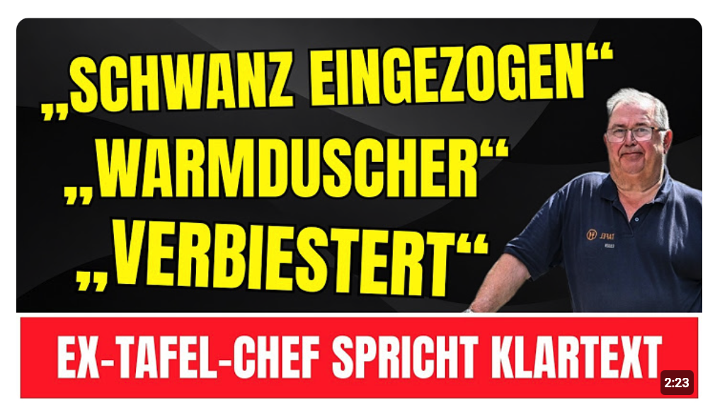 Ex-Tafel-Chef: Harte Abrechnung mit Bas & der Bundesregierung!