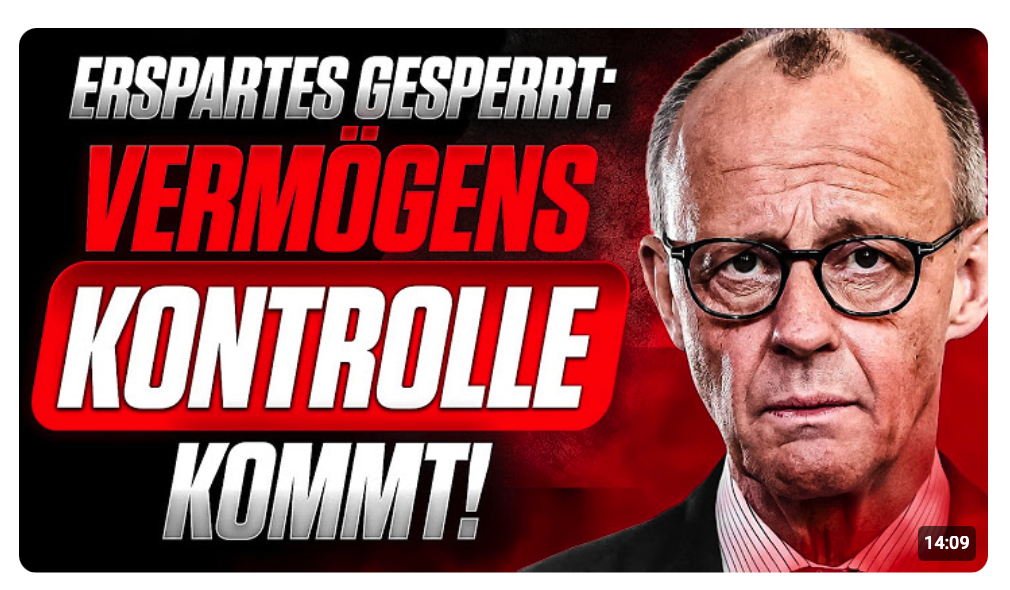 134 SEITEN GESETZ: VERMÖGENS KONTROLLE kommt! SO sperrt der STAAT dein GELD!