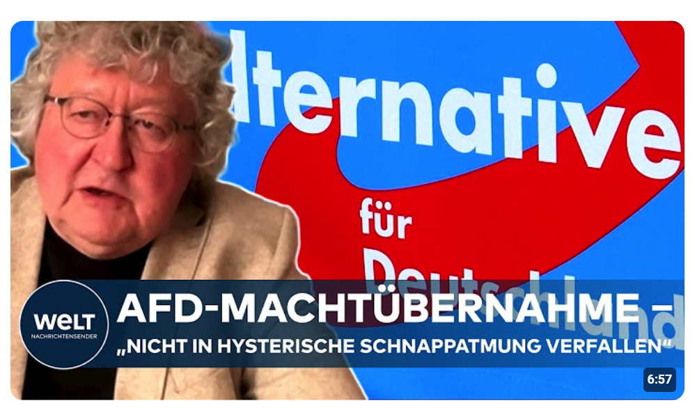 POLITIK-BEBEN: AfD an die Macht? 70 Prozent der Deutschen erwarten die Wende nach Rechts