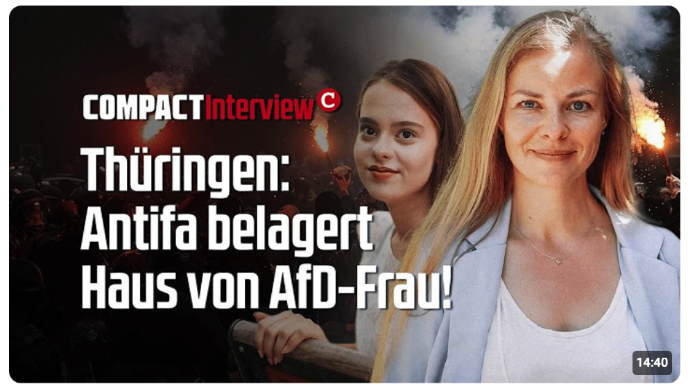 Thüringen: Antifa belagert Haus von AfD-Frau!