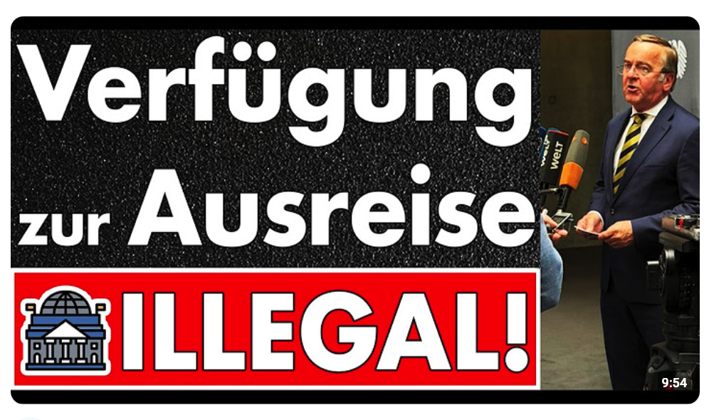Ausreise doch nicht erlaubt? Gutachten des Bundestages zwingt mich vor Gericht!