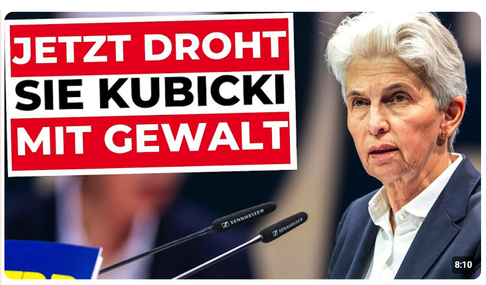 JETZT DREHT MARIE-AGNES STRACK-ZIMMERMANN DURCH………