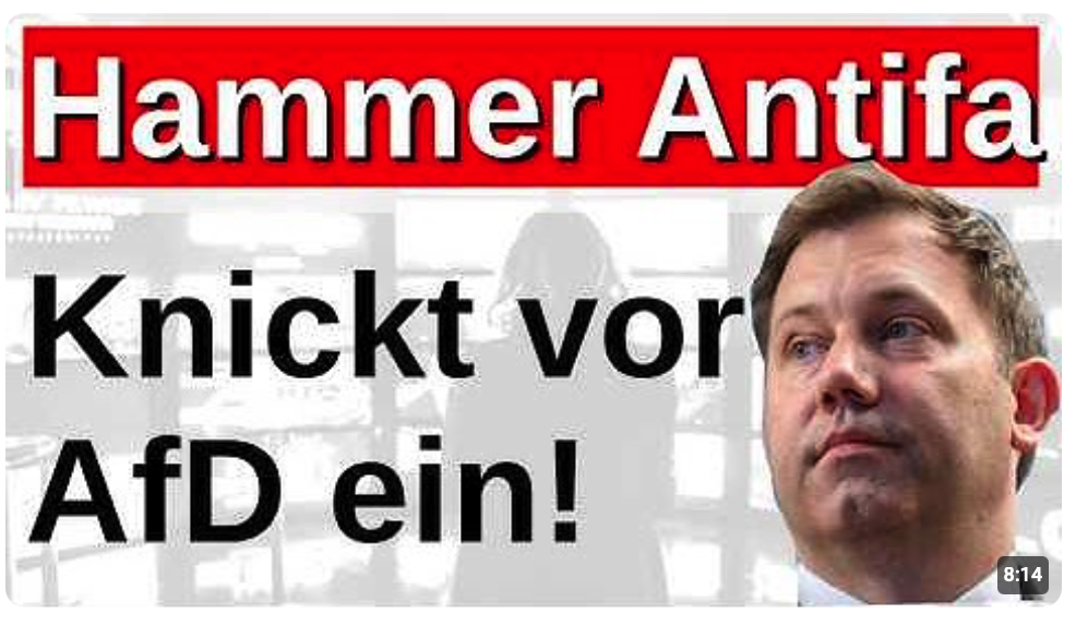 Antifa knickt vor AfD ein! Roland Kaiser, Krumbiegel, Feine Sahne Fisch Filet alle knicken ein!