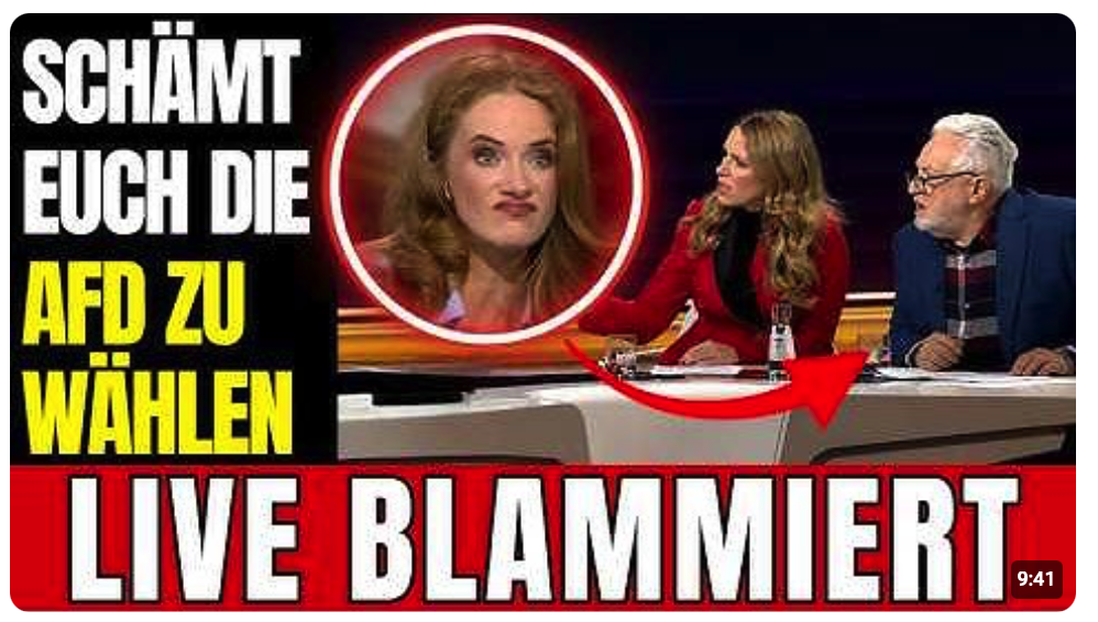 „SCHÄMT EUCH, DIE AfD ZU WÄHLEN!“ Broder RASTET aus! Live TV eskaliert komplett!