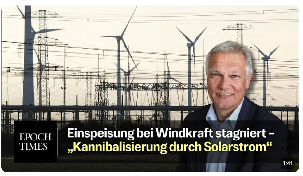Windkraft stagniert: Forscher sehen „Kannibalisierung„ durch Solarstrom