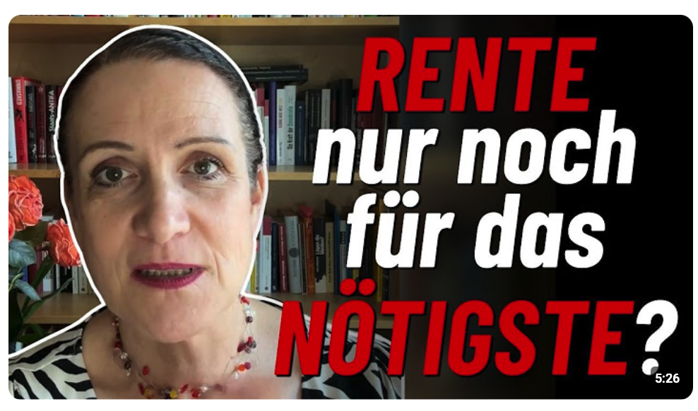 Merz gibt es zu: Eure Rente reicht nicht mehr! 