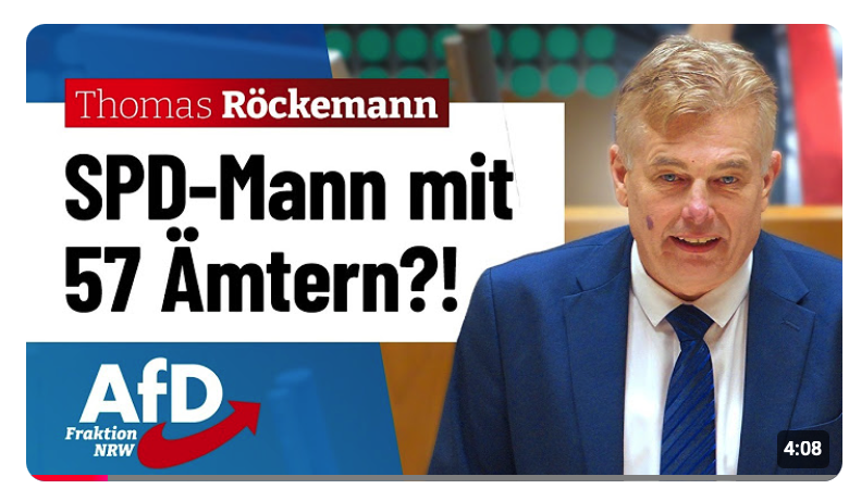 SPD-Mann mit 57 Ämtern?! – Thomas Röckemann (AfD)