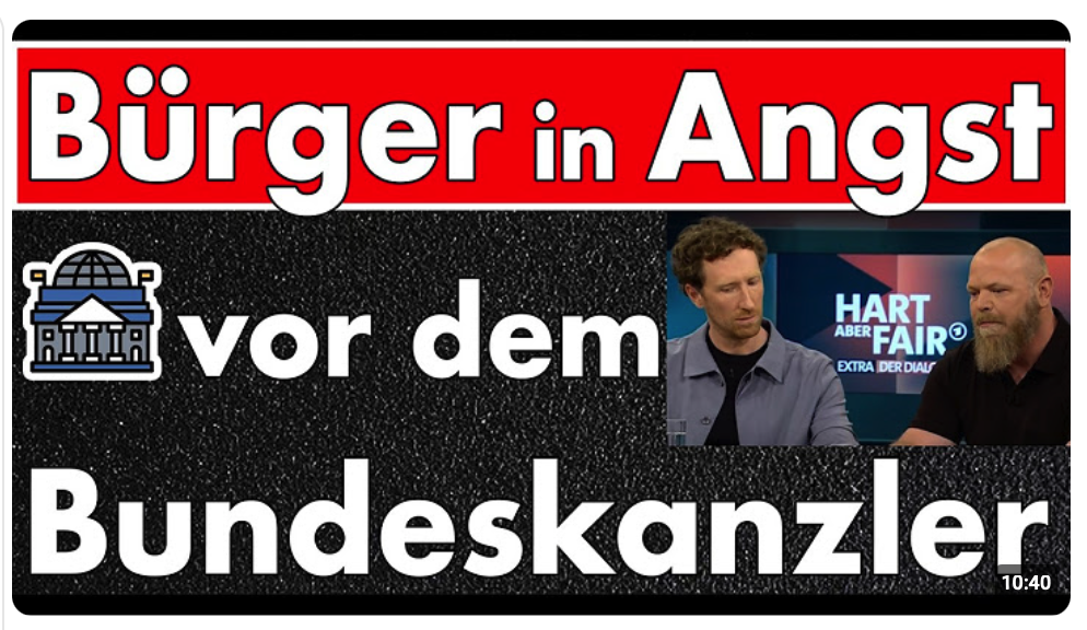 Bürger in Angst vor dem Kanzler! Gast traut sich nicht, ihn Lügner zu nennen – aus Angst vor Anzeige
