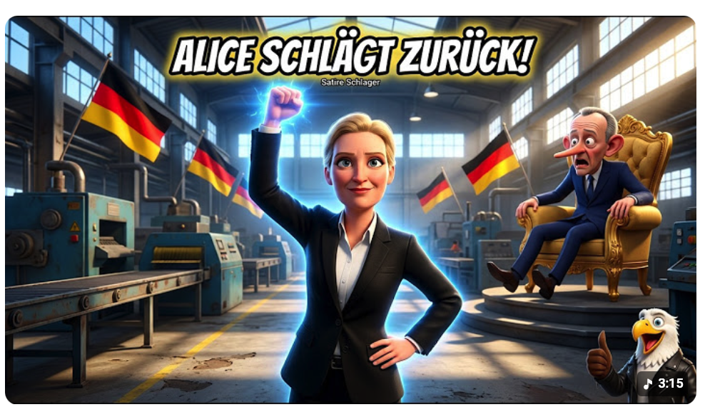 ALICE SCHLÄGT ZURÜCK!   Für jeden Arbeiter den Merz beleidigt hat