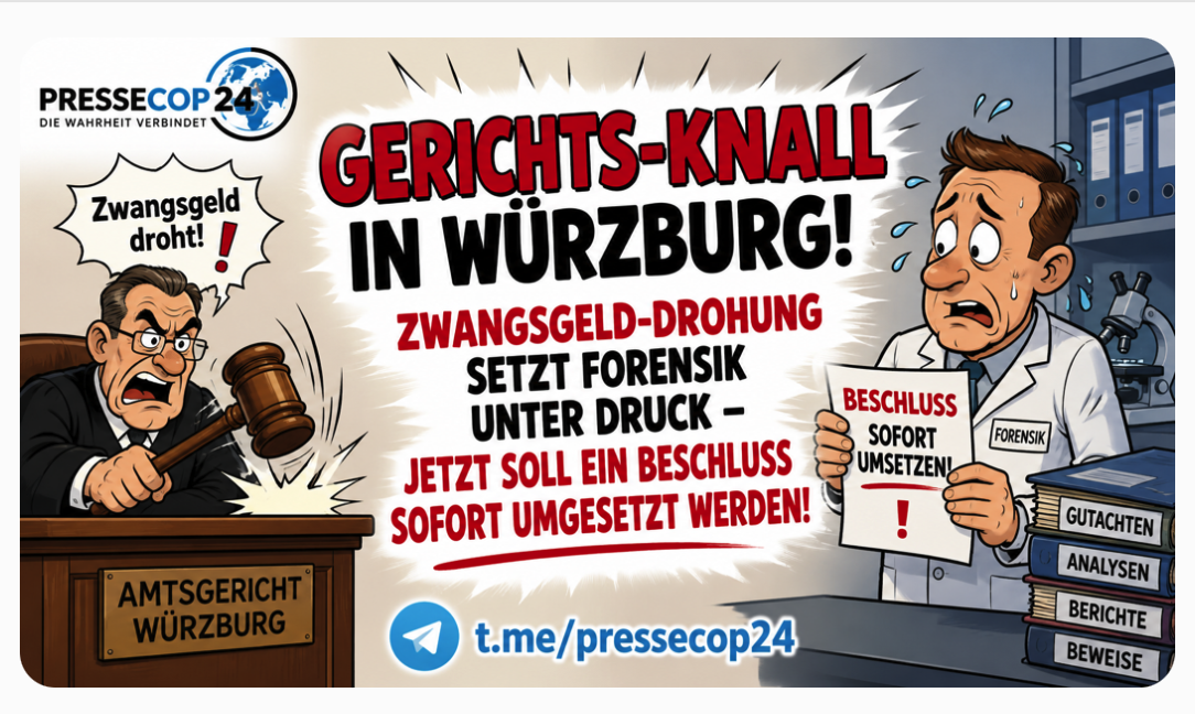 GERICHTS-KNALL IN WÜRZBURG! ZWANGSGELD-DROHUNG SETZT FORENSIK UNTER DRUCK – JETZT SOLL EIN BESCHLUSS SOFORT UMGESETZT WERDEN!