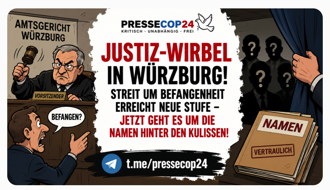 JUSTIZ-WIRBEL IN WÜRZBURG! STREIT UM BEFANGENHEIT ERREICHT NEUE STUFE – JETZT GEHT ES UM DIE NAMEN HINTER DEN KULISSEN!