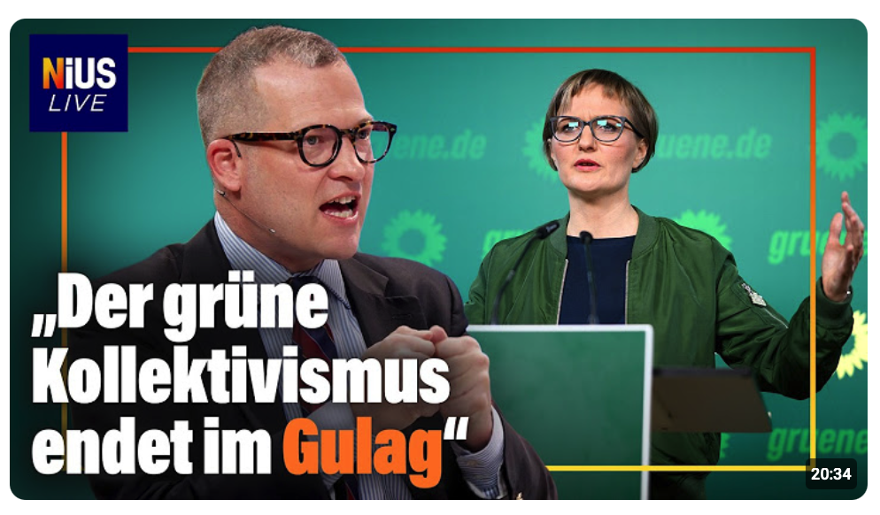 Grünen-Chefin predigt Gleichschaltung – und das Publikum klatscht |