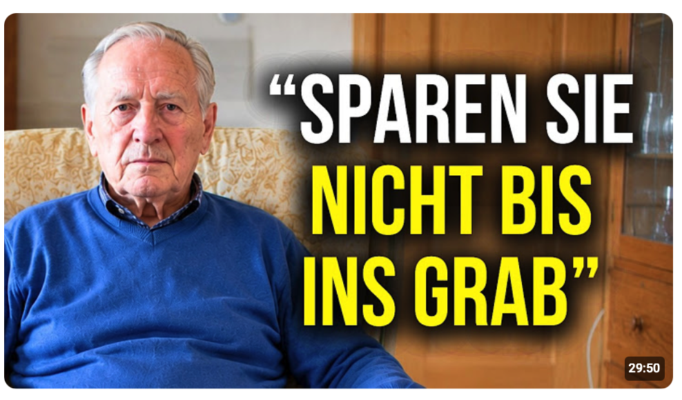 Kaufen Sie diese 10 Dinge, bevor es zu spät ist (DIE MEISTEN RENTNER WARTEN ZU LANGE)!